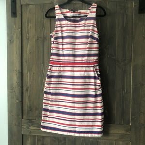 Red White and Blue Stripped Dress